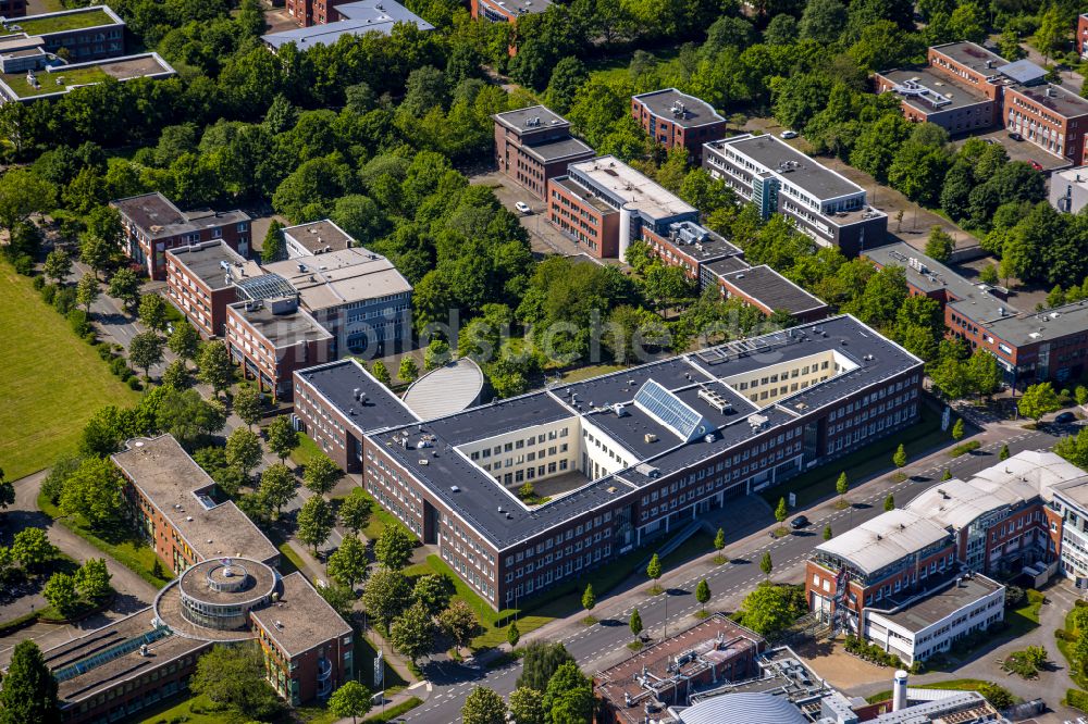 Luftbild Dortmund - Forschungs- Gebäude und Bürokomplex Technologie Zentrum Dortmund in Dortmund im Bundesland Nordrhein-Westfalen, Deutschland