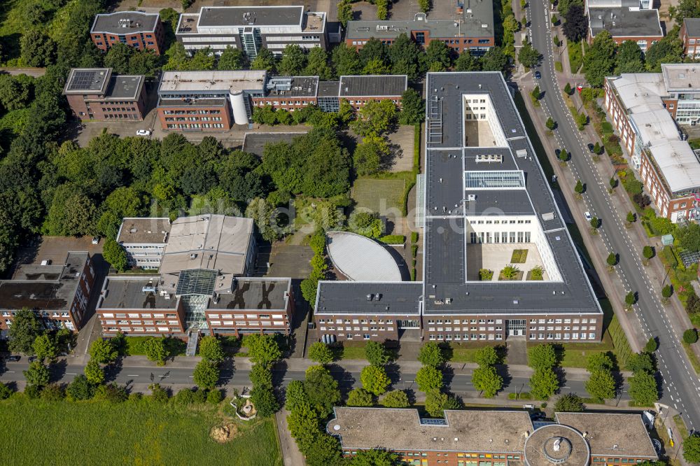 Dortmund aus der Vogelperspektive: Forschungs- Gebäude und Bürokomplex Technologie Zentrum Dortmund in Dortmund im Bundesland Nordrhein-Westfalen, Deutschland