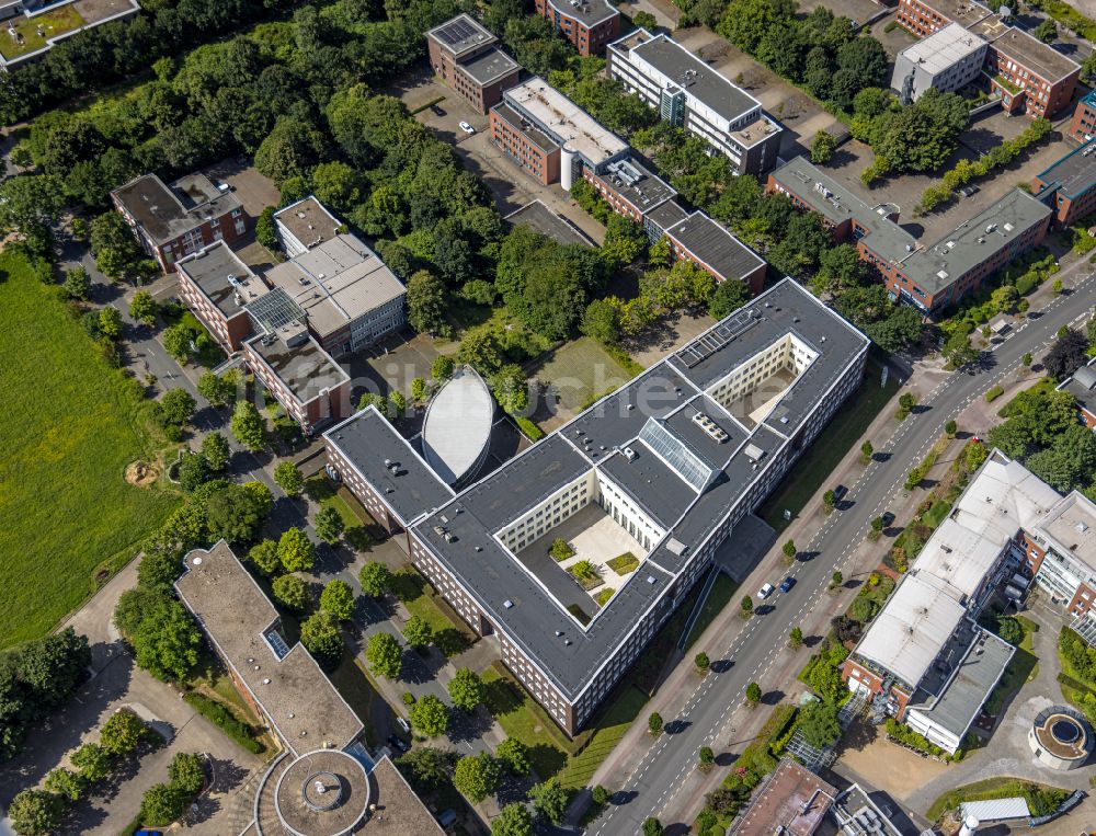 Luftbild Dortmund - Forschungs- Gebäude und Bürokomplex Technologie Zentrum Dortmund in Dortmund im Bundesland Nordrhein-Westfalen, Deutschland