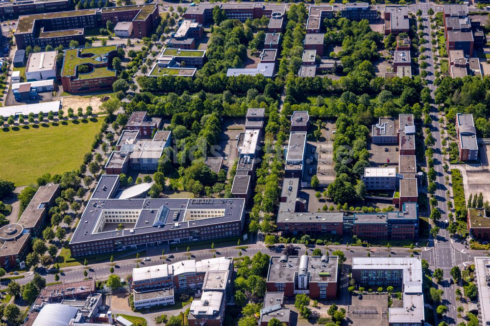 Luftbild Dortmund - Forschungs- Gebäude und Bürokomplex Technologie Zentrum Dortmund im Ortsteil Barop in Dortmund im Bundesland Nordrhein-Westfalen, Deutschland