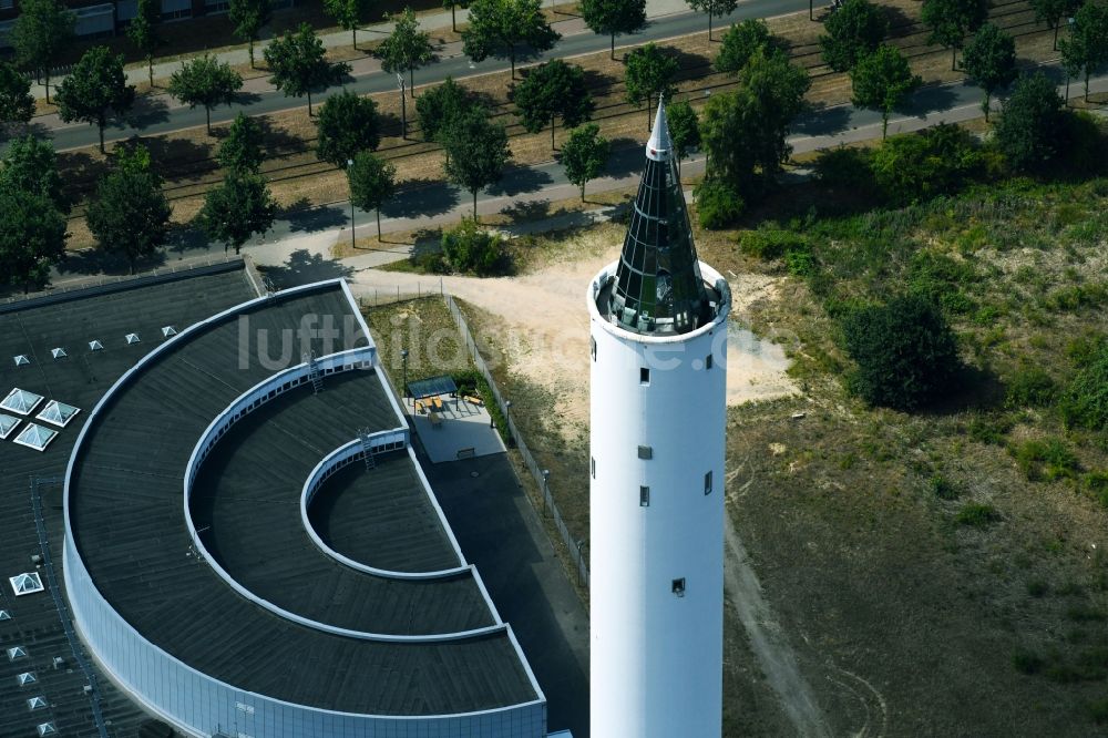 Bremen von oben - Forschungs- Gebäude des Fallturm im Ortsteil Horn-Lehe in Bremen, Deutschland