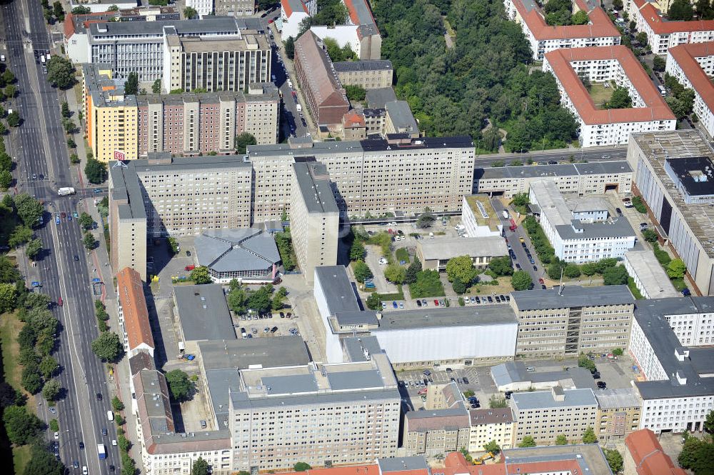 Luftbild Berlin - Forschungs- und Gedenkstätte der ehemaligen Zentrale des Ministeriums für Staatssicherheit