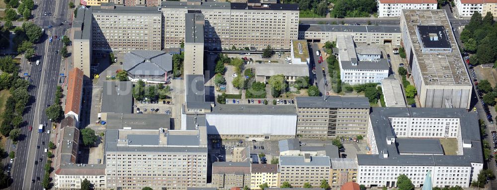 Berlin von oben - Forschungs- und Gedenkstätte der ehemaligen Zentrale des Ministeriums für Staatssicherheit