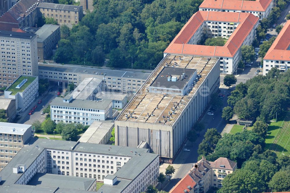 Berlin Lichtenberg aus der Vogelperspektive: Forschungs- und Gedenkstätte der ehemaligen Zentrale des Ministeriums für Staatssicherheit