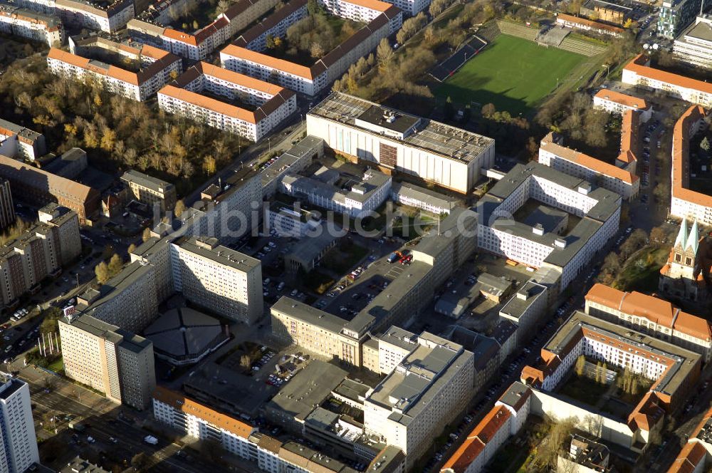 Luftbild Berlin - Forschungs- und Gedenkstätte Normannenstraße Berlin MfS