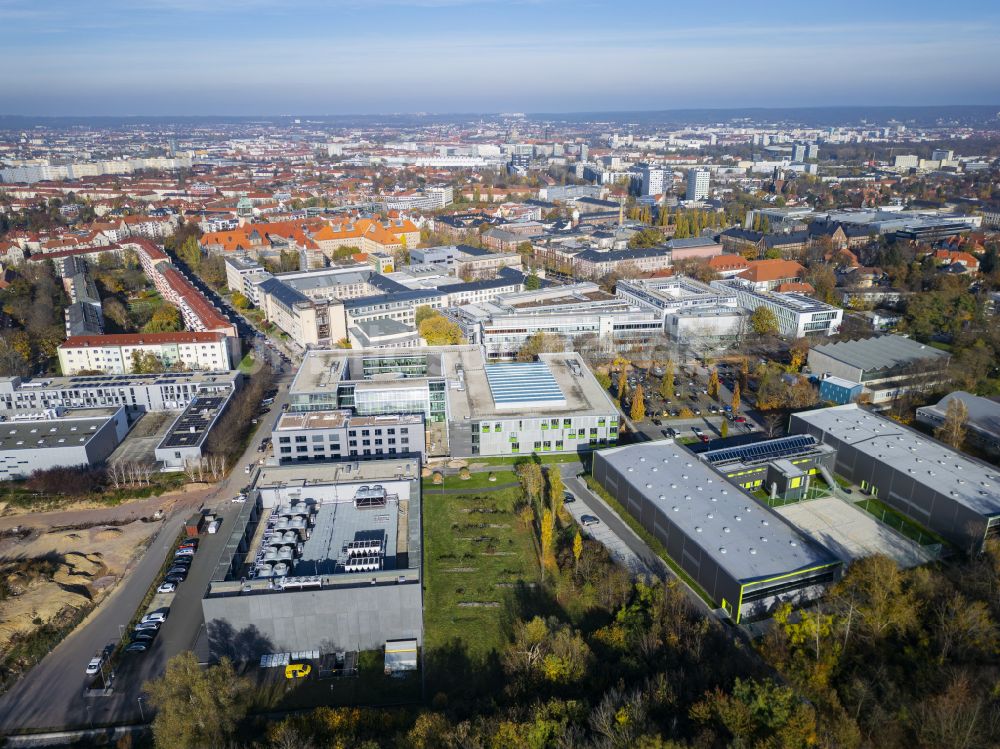 Luftaufnahme Dresden - Forschungsinstitute in Dresden im Bundesland Sachsen, Deutschland