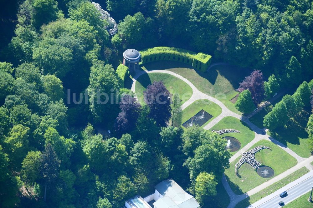 Kleve aus der Vogelperspektive: Forstgarten Kleve im Bundesland Nordrhein-Westfalen, Deutschland