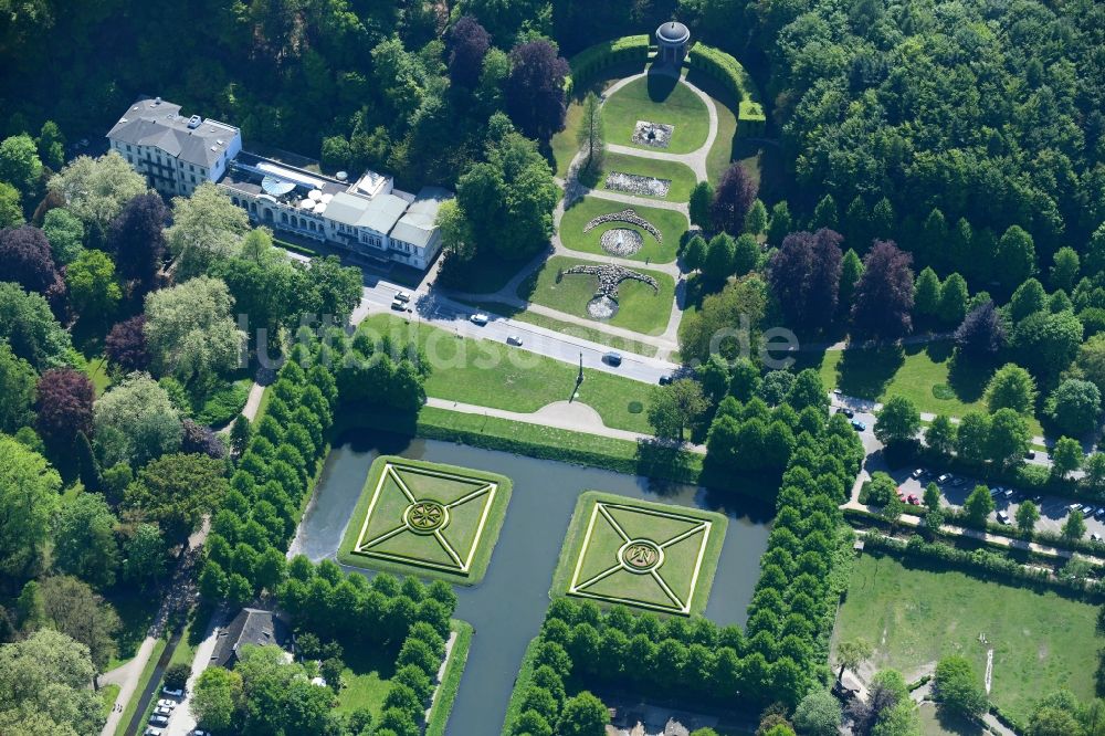 Luftaufnahme Kleve - Forstgarten Kleve im Bundesland Nordrhein-Westfalen, Deutschland