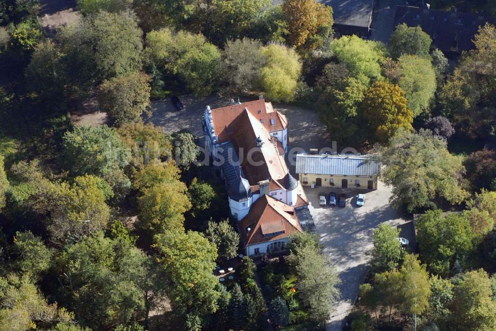 Berlin-Grunewald von oben - Forsthaus Paulsborn