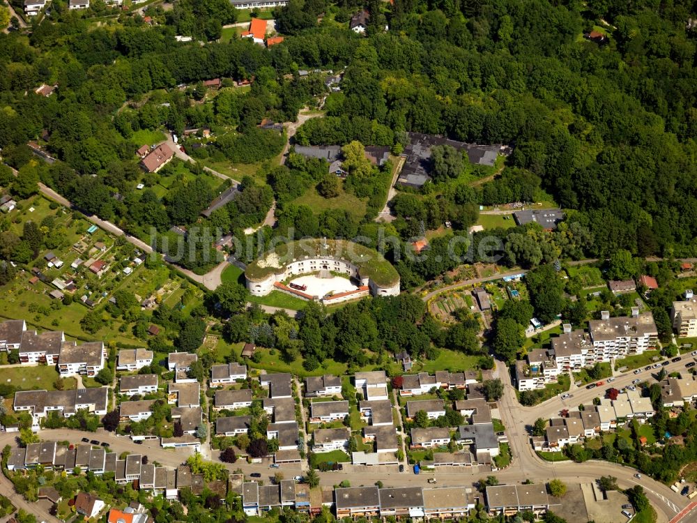 Luftaufnahme Ulm - Fort Albeck der Bundesfestung Ulm in Ulm im Bundesland Baden-Württemberg