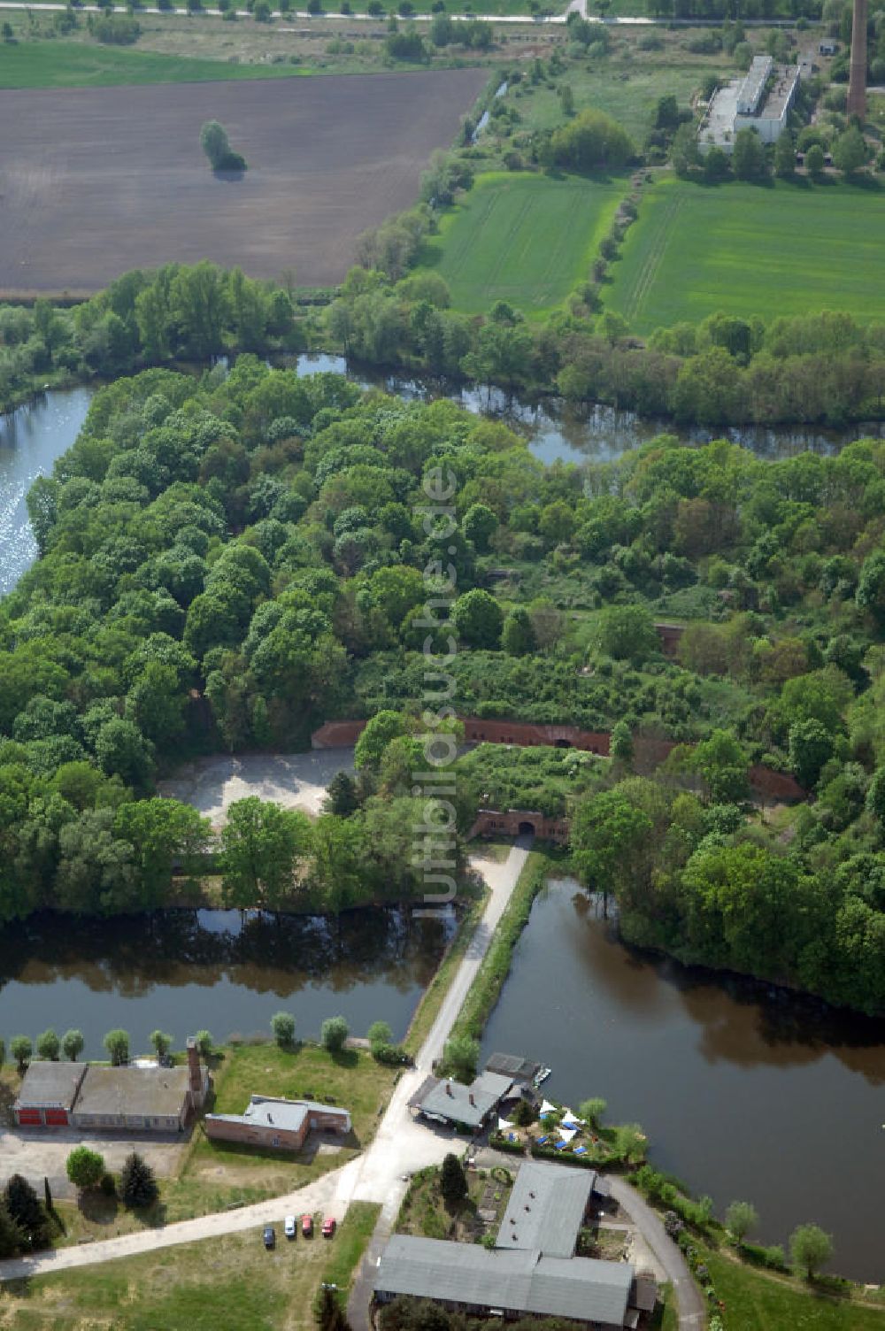 GORGAST aus der Vogelperspektive: Fort Gorgast