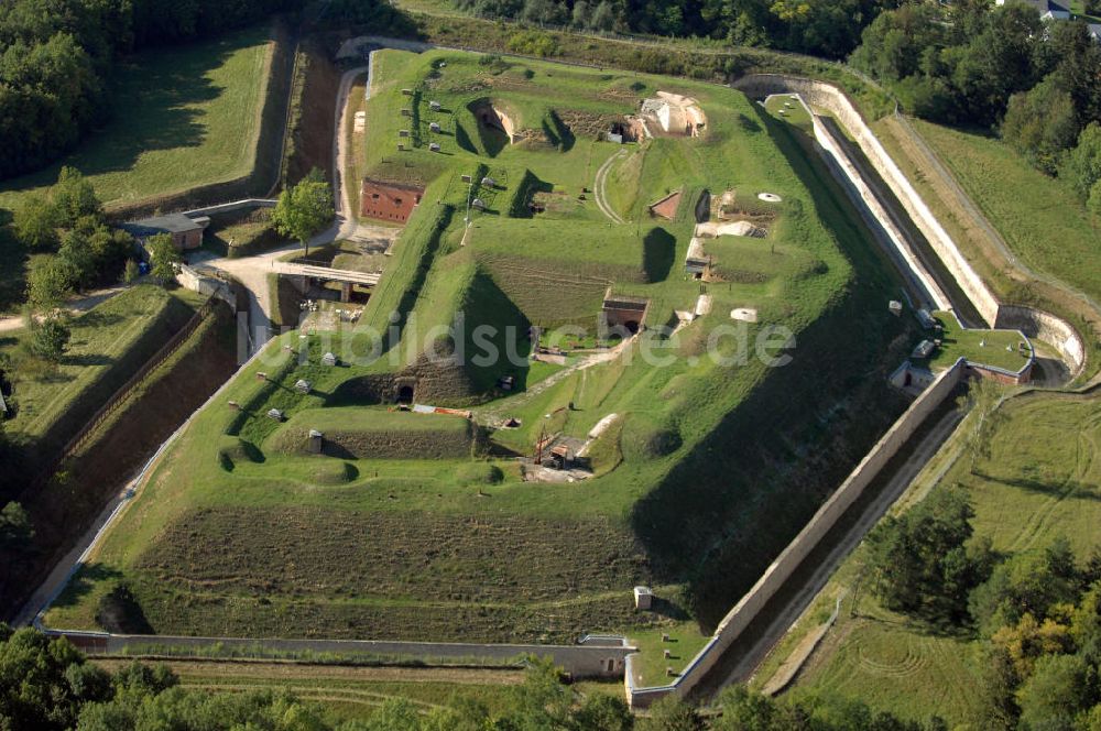 Katharinenberg aus der Vogelperspektive: Fort Prinz Karl in Katharinenberg