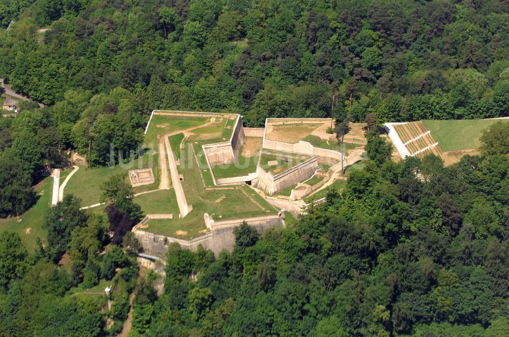 Luxemburg von oben - Fort Thüngen.