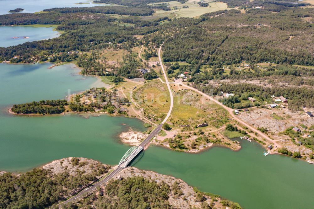 Luftaufnahme Bomarsund - Fragmente der Festungsanlage Bomarsund in Bomarsund in Alands landsbygd, Aland