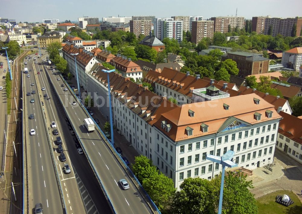 Halle (Saale) aus der Vogelperspektive: Franckesche Stiftungen zu Halle im Bundesland Sachsen-Anhalt