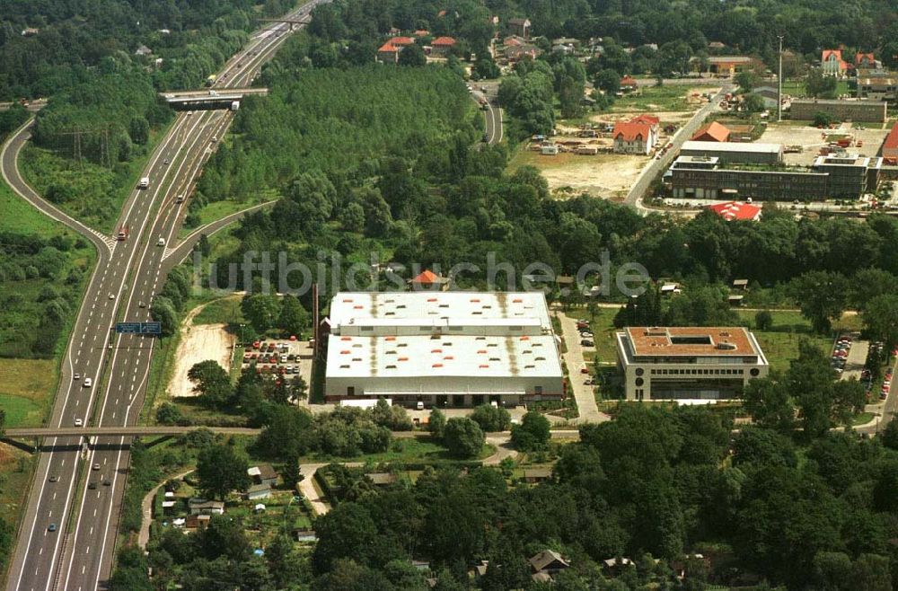 Birkenwerder von oben - Francotyp-Postalia in Birkenwerder