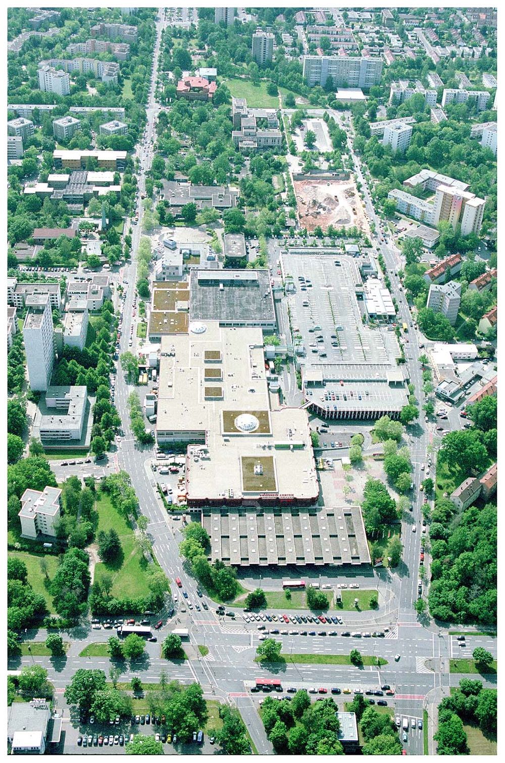 Nürnberg aus der Vogelperspektive: Franken Center