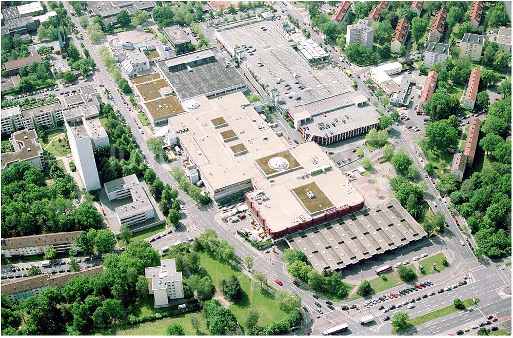 Nürnberg von oben - Franken-Center in Nürnberg