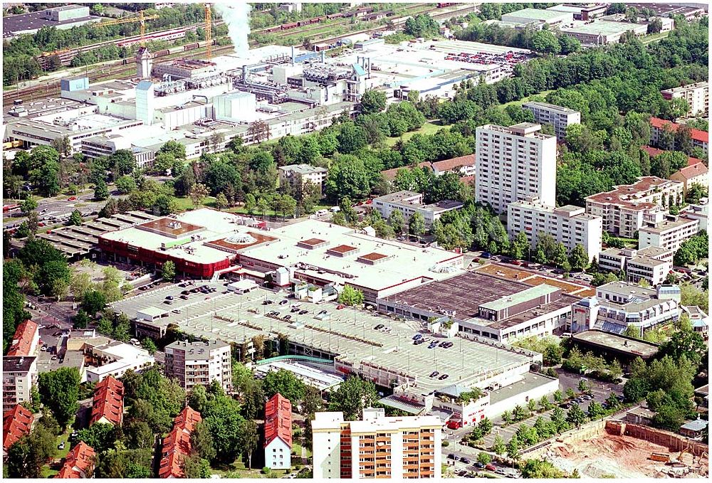 Nürnberg aus der Vogelperspektive: Franken-Center in Nürnberg