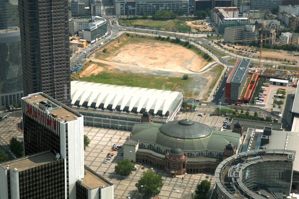 Luftbild Frankfurt am Main - Frankfurter Festhalle