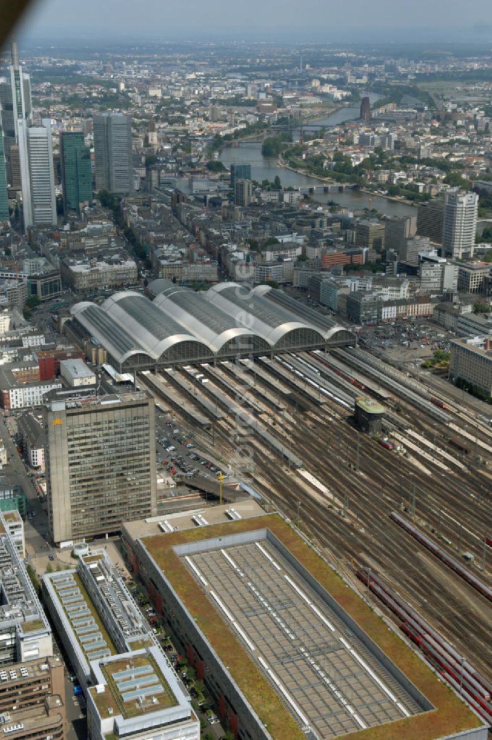 Luftbild Frankfurt - Frankfurter Hauptbahnhof