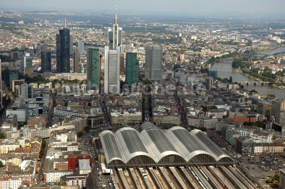 Luftbild Frankfurt - Frankfurter Hauptbahnhof