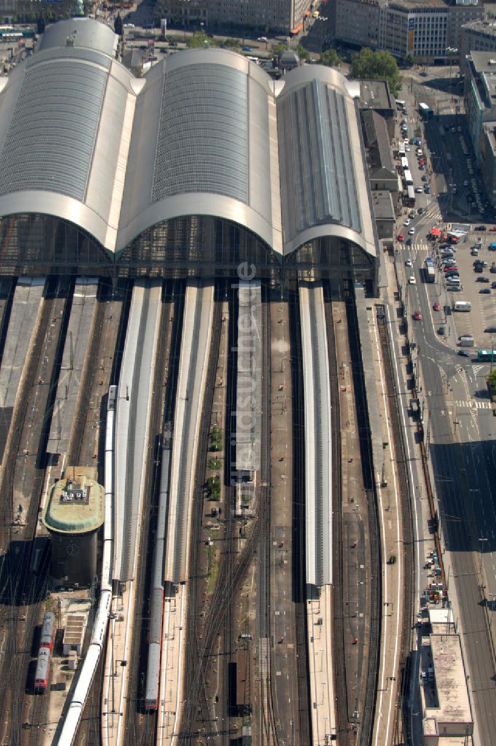 Luftbild Frankfurt am Main - Frankfurter Hauptbahnhof