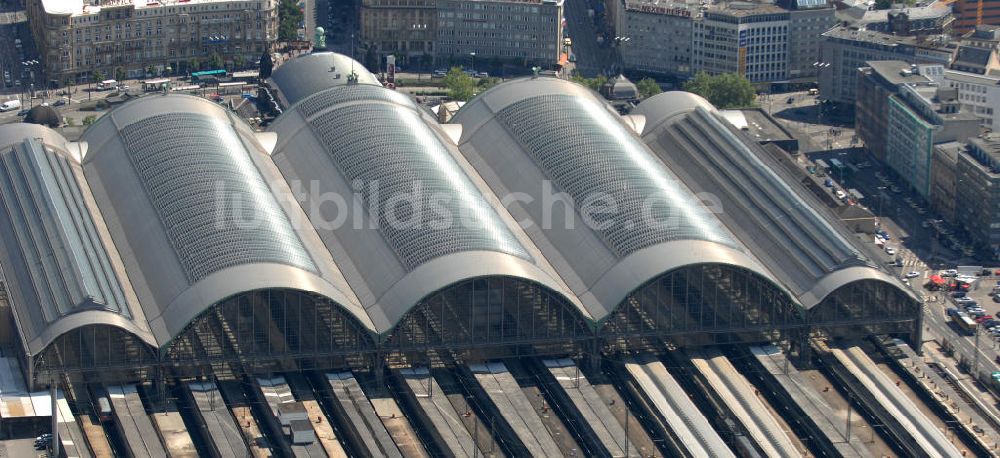 Luftaufnahme Frankfurt am Main - Frankfurter Hauptbahnhof