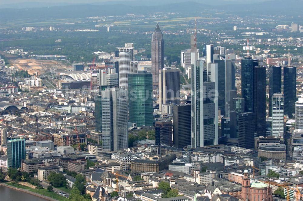 Luftbild Frankfurt am Main - Frankfurter Skyline