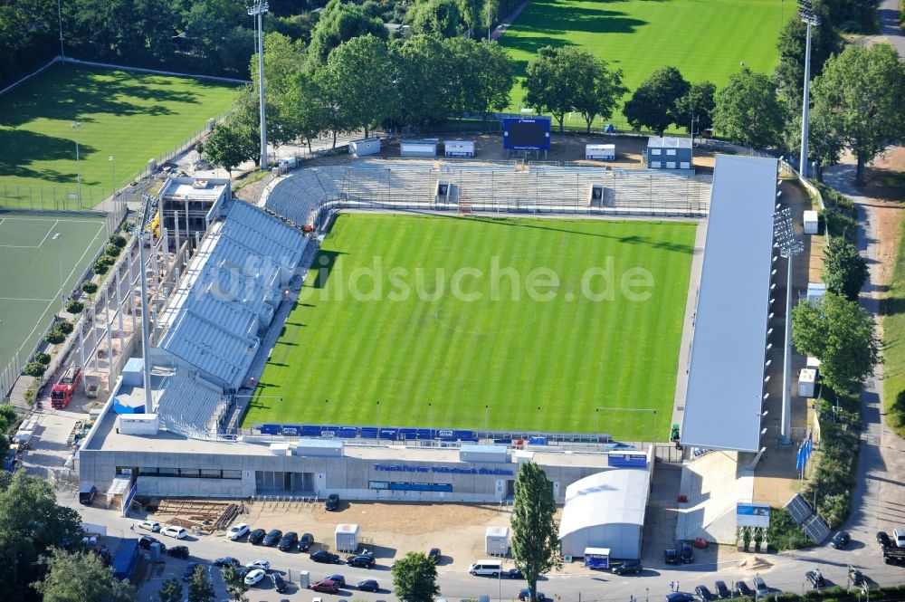 Luftbild Frankfurt am Main - Frankfurter Volksbank-Stadion in Frankfurt am Main im Bundesland Hessen