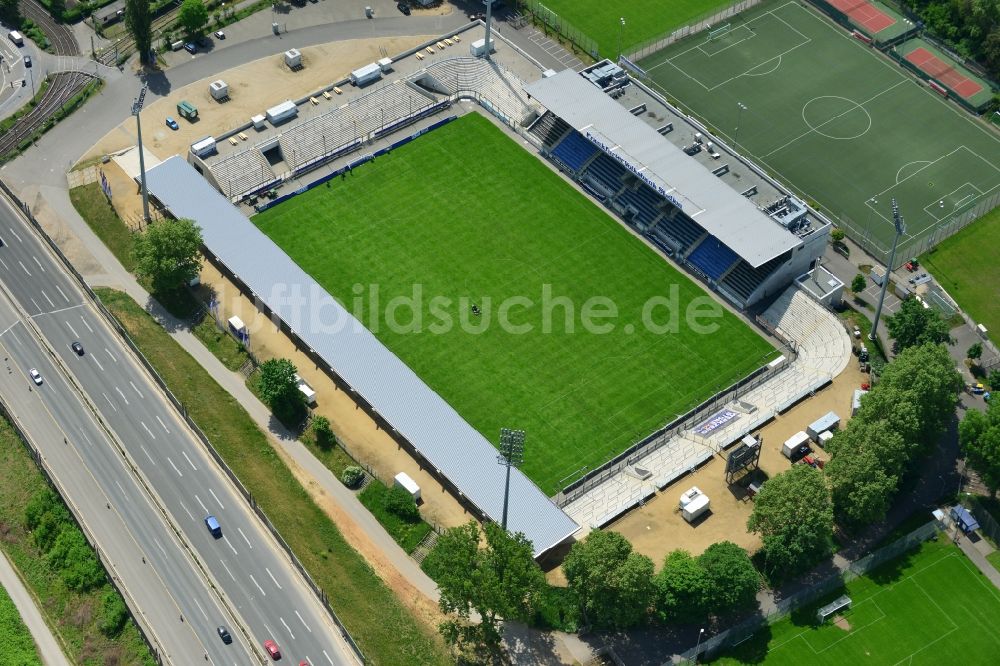 Luftbild Frankfurt am Main - Frankfurter Volksbank-Stadion in Frankfurt am Main im Bundesland Hessen