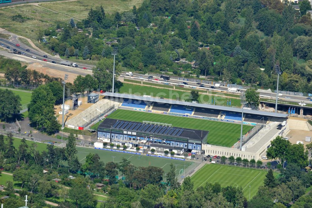 Luftbild Frankfurt am Main - Frankfurter Volksbank-Stadion (vormals Stadion Am Bornheimer Hang)