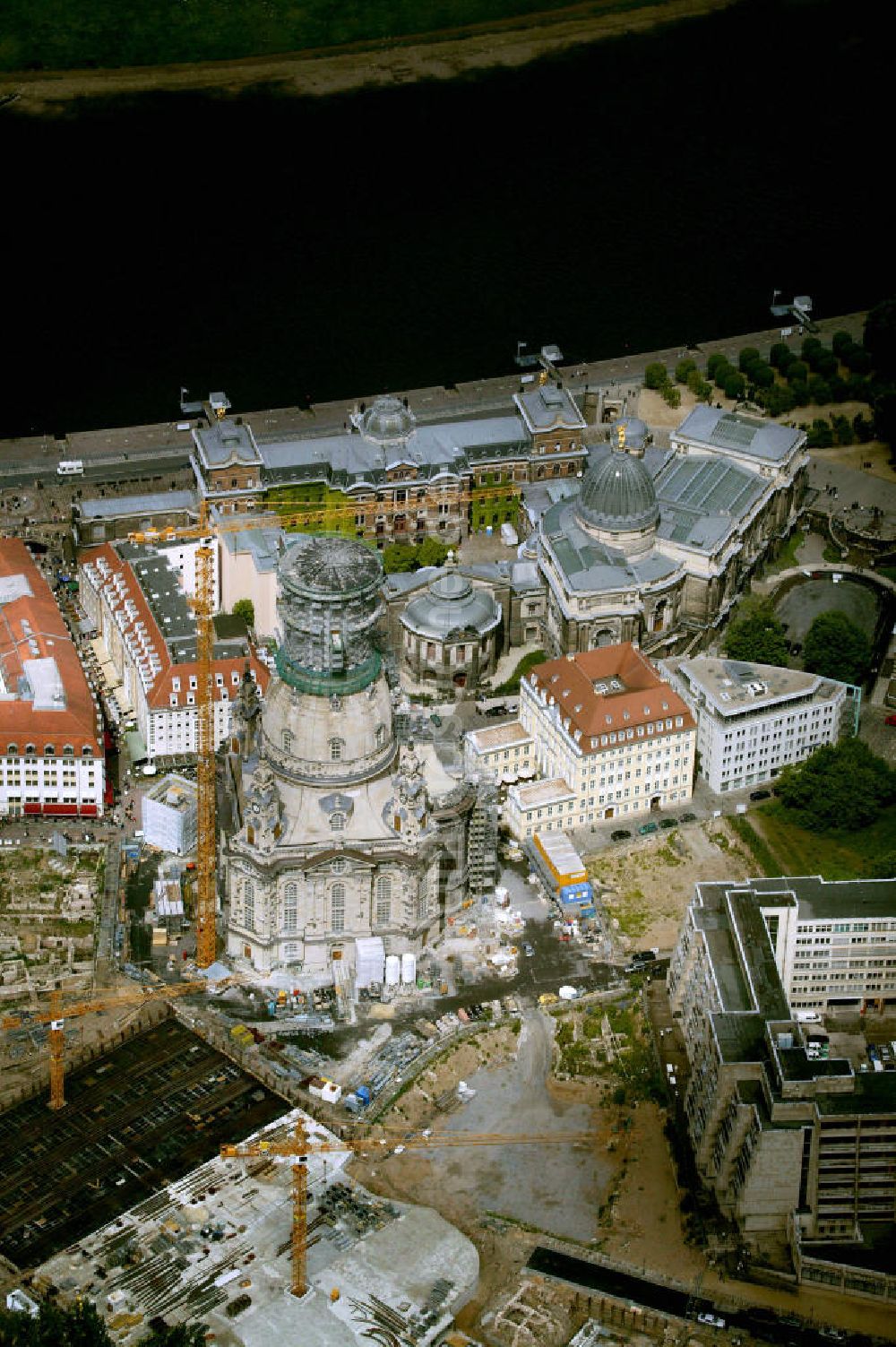 Luftbild Dresden - Frauenkirche Dresden