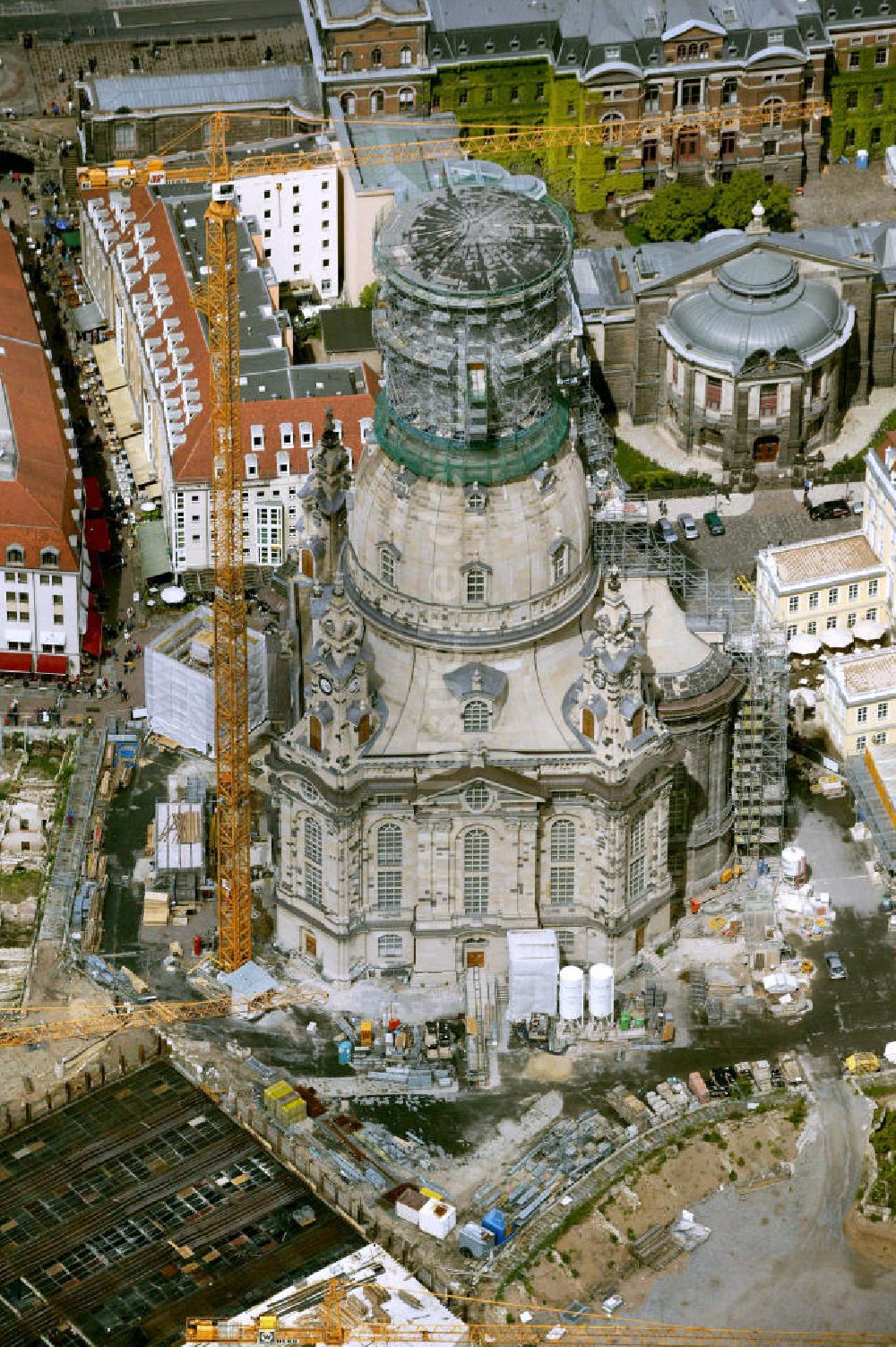 Luftaufnahme Dresden - Frauenkirche Dresden