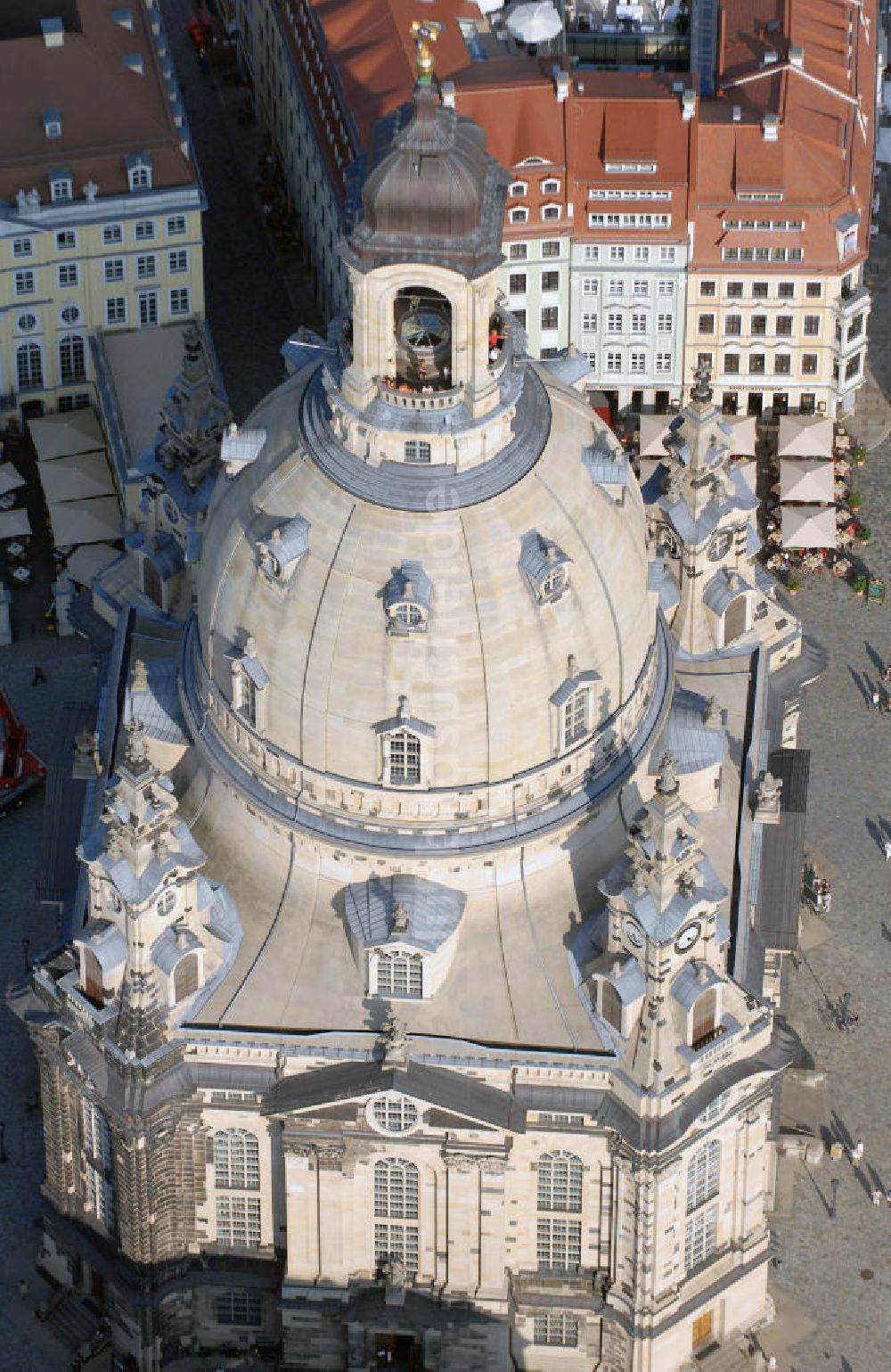 Luftaufnahme DRESDEN - Frauenkirche Dresden