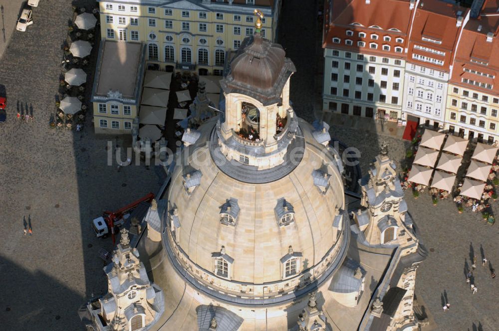 Luftbild DRESDEN - Frauenkirche Dresden