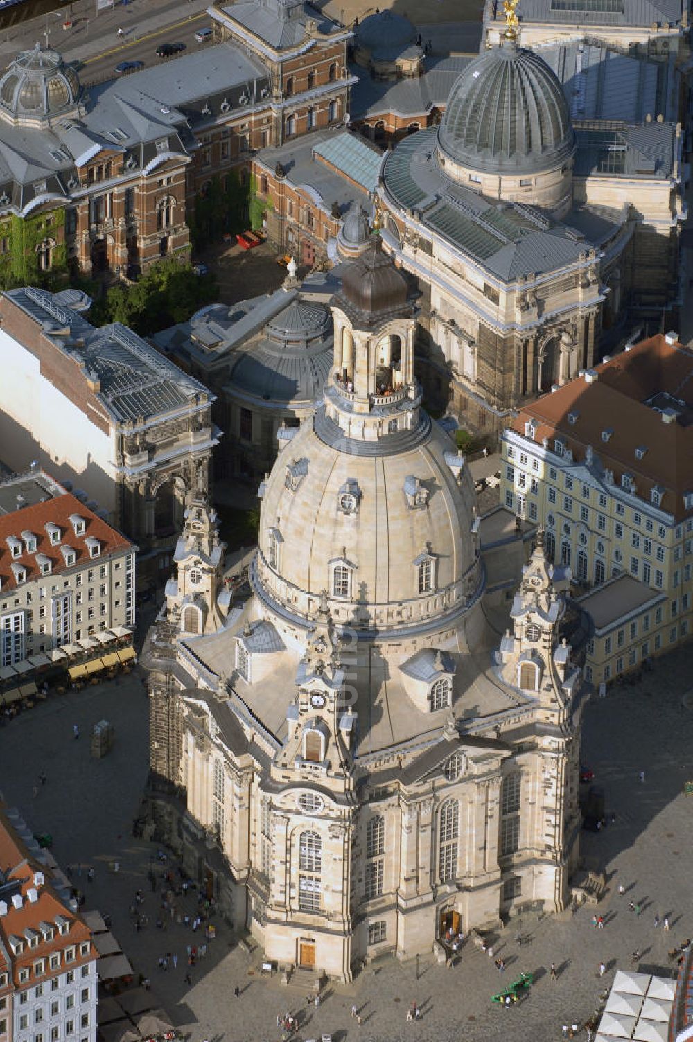 Luftbild DRESDEN - Frauenkirche Dresden