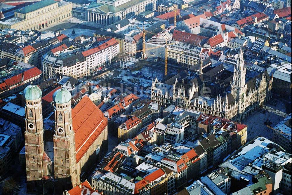 Luftbild München / Bayern - Frauenkirche - München