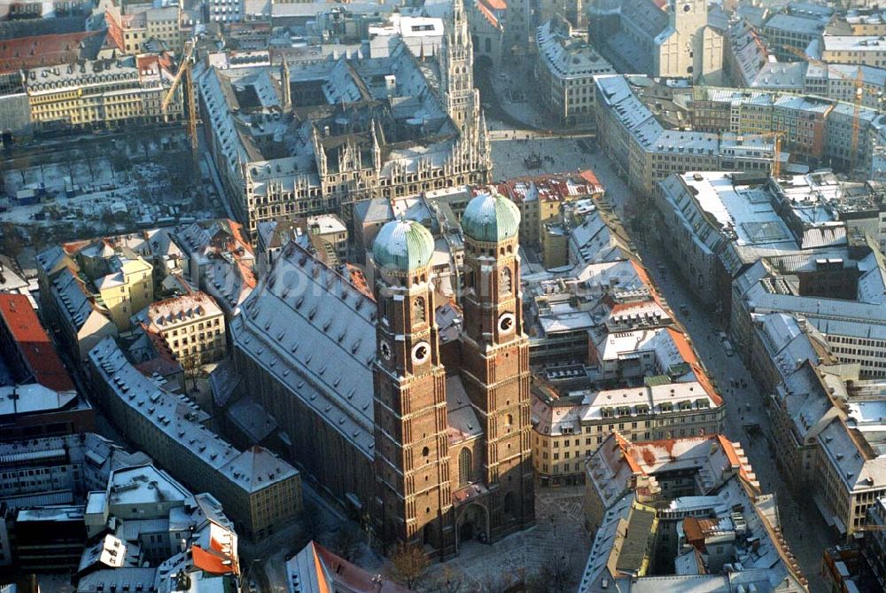 Luftaufnahme München / Bayern - Frauenkirche - München