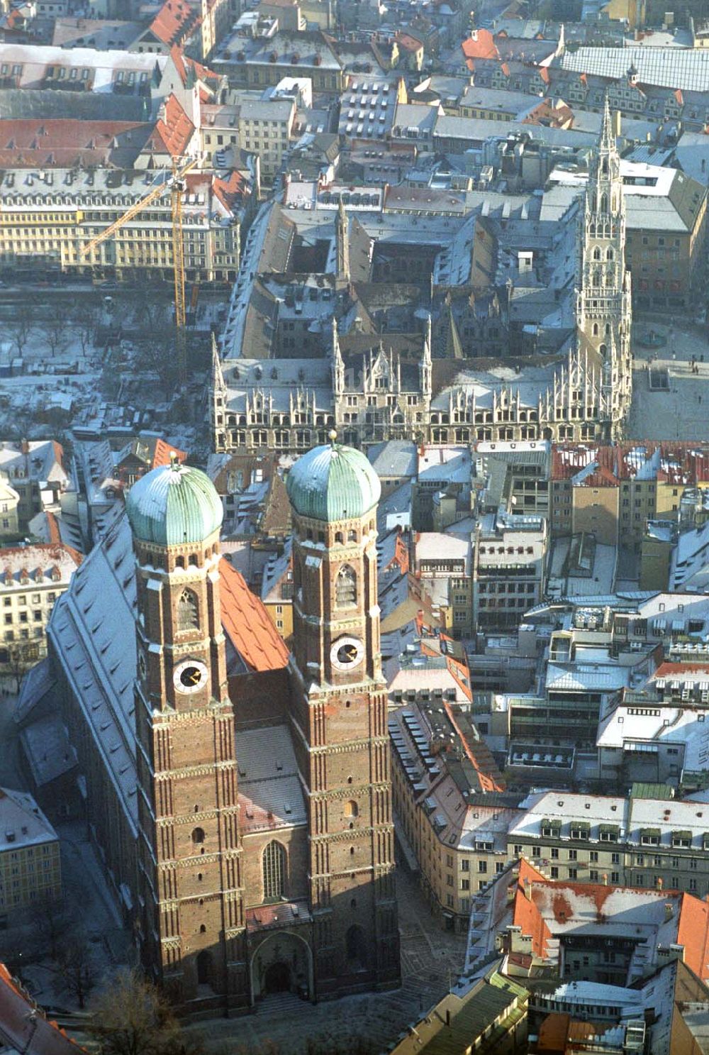 Luftbild München / Bayern - Frauenkirche - München