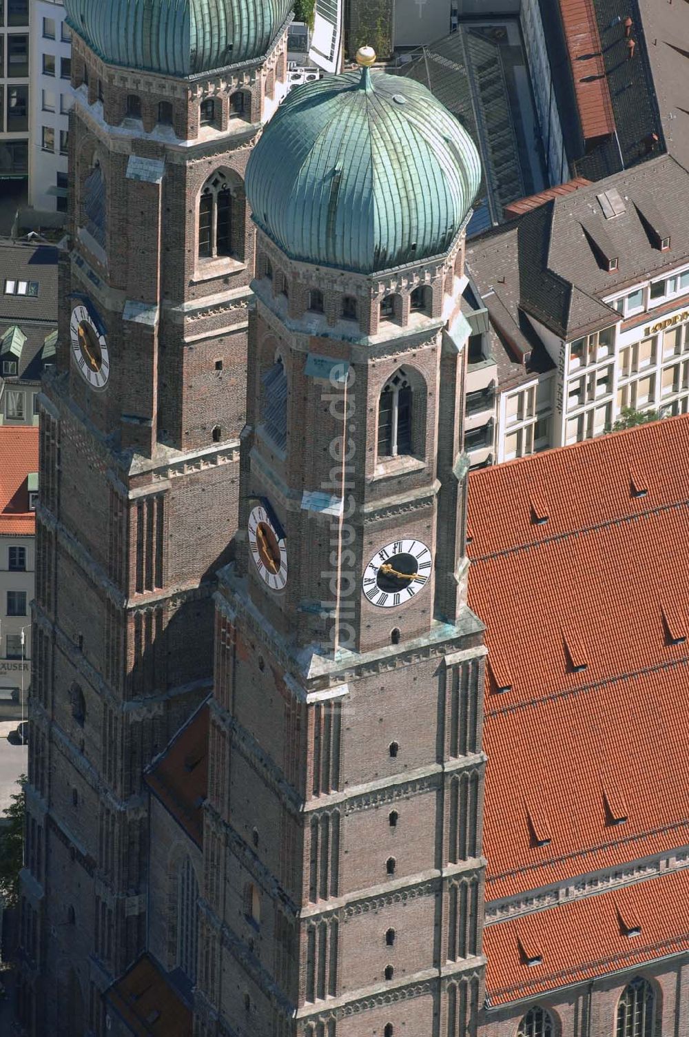 München von oben - Frauenkirche München