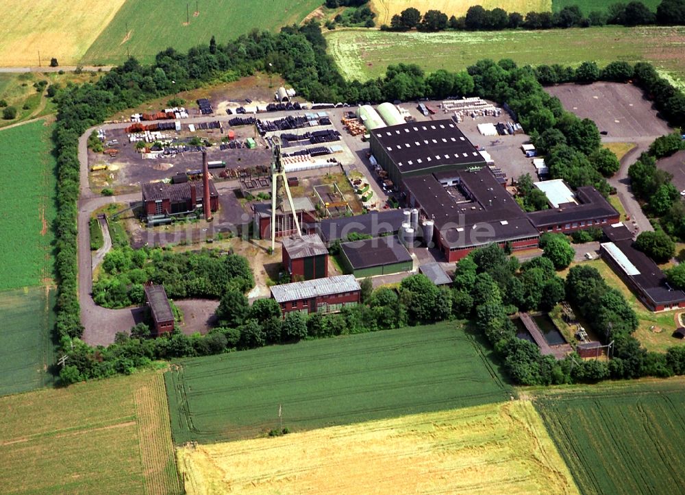 Luftbild Kempen - Förderanlagen und Bergbau- Schacht- Anlagen am Förderturm der Zeche Niederberg in Kempen im Bundesland Nordrhein-Westfalen