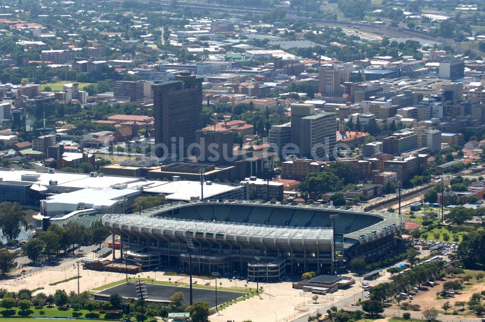 Luftaufnahme Bloemfontein - Free State Stadion / Stadium Bloemfontein Südafrika / South Africa