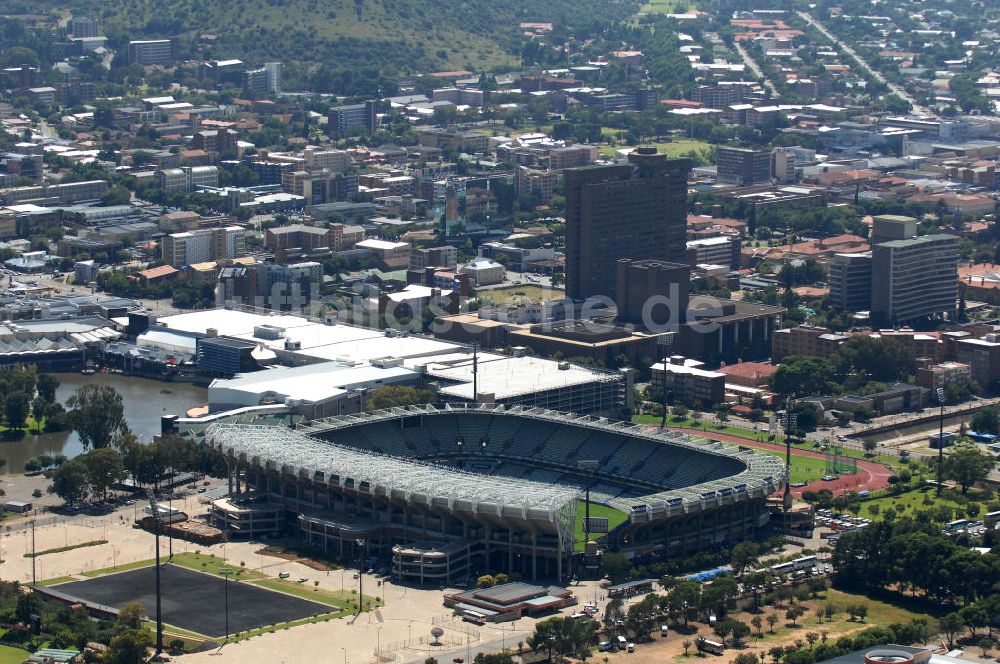 Bloemfontein aus der Vogelperspektive: Free State Stadion / Stadium Bloemfontein Südafrika / South Africa