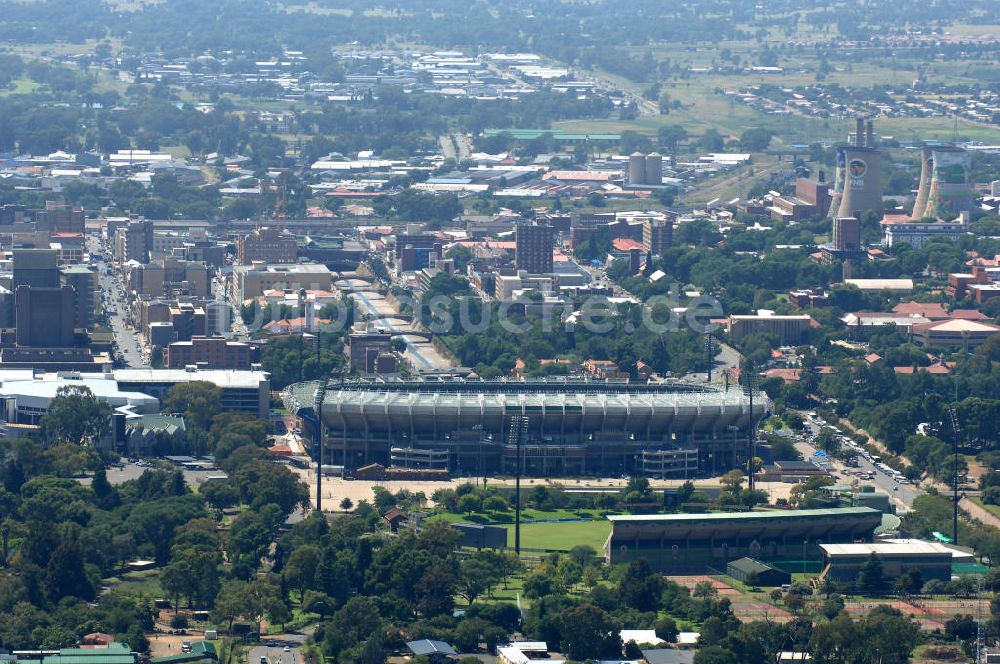 Luftbild Bloemfontein - Free State Stadion / Stadium Bloemfontein Südafrika / South Africa