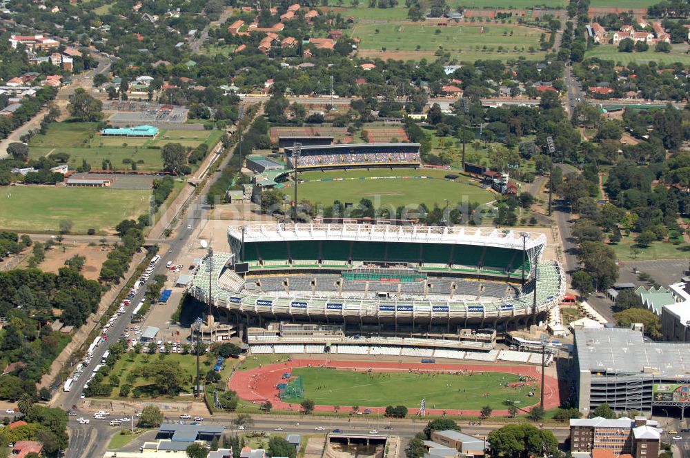 Luftbild Bloemfontein - Free State Stadion / Stadium Bloemfontein Südafrika / South Africa