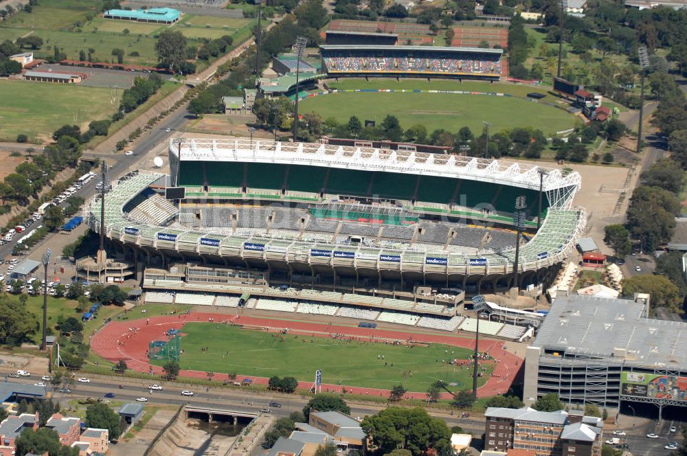 Luftaufnahme Bloemfontein - Free State Stadion / Stadium Bloemfontein Südafrika / South Africa