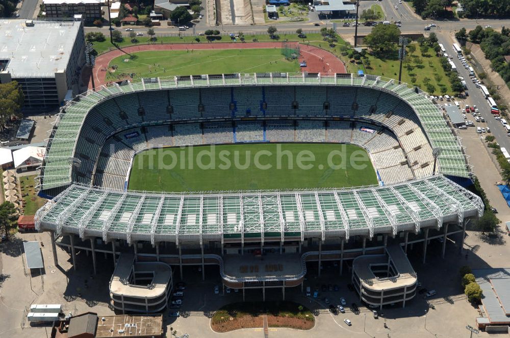 Luftbild Bloemfontein - Free State Stadion / Stadium Bloemfontein Südafrika / South Africa