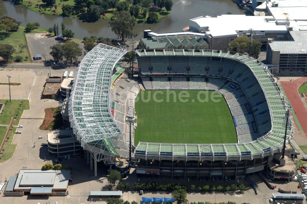 Bloemfontein von oben - Free State Stadion / Stadium Bloemfontein Südafrika / South Africa