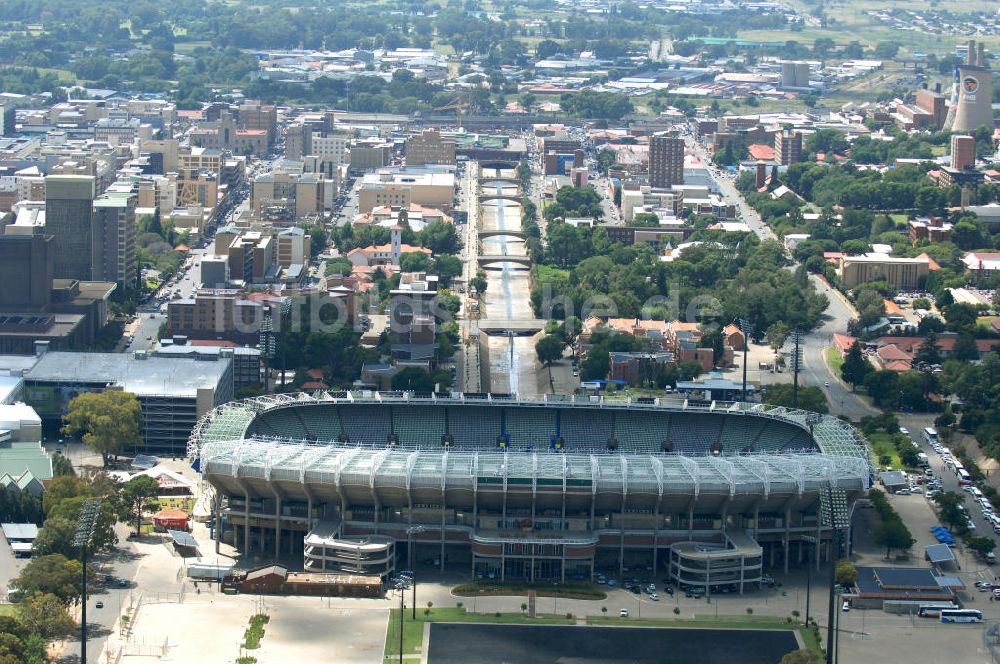 Bloemfontein aus der Vogelperspektive: Free State Stadion / Stadium Bloemfontein Südafrika / South Africa